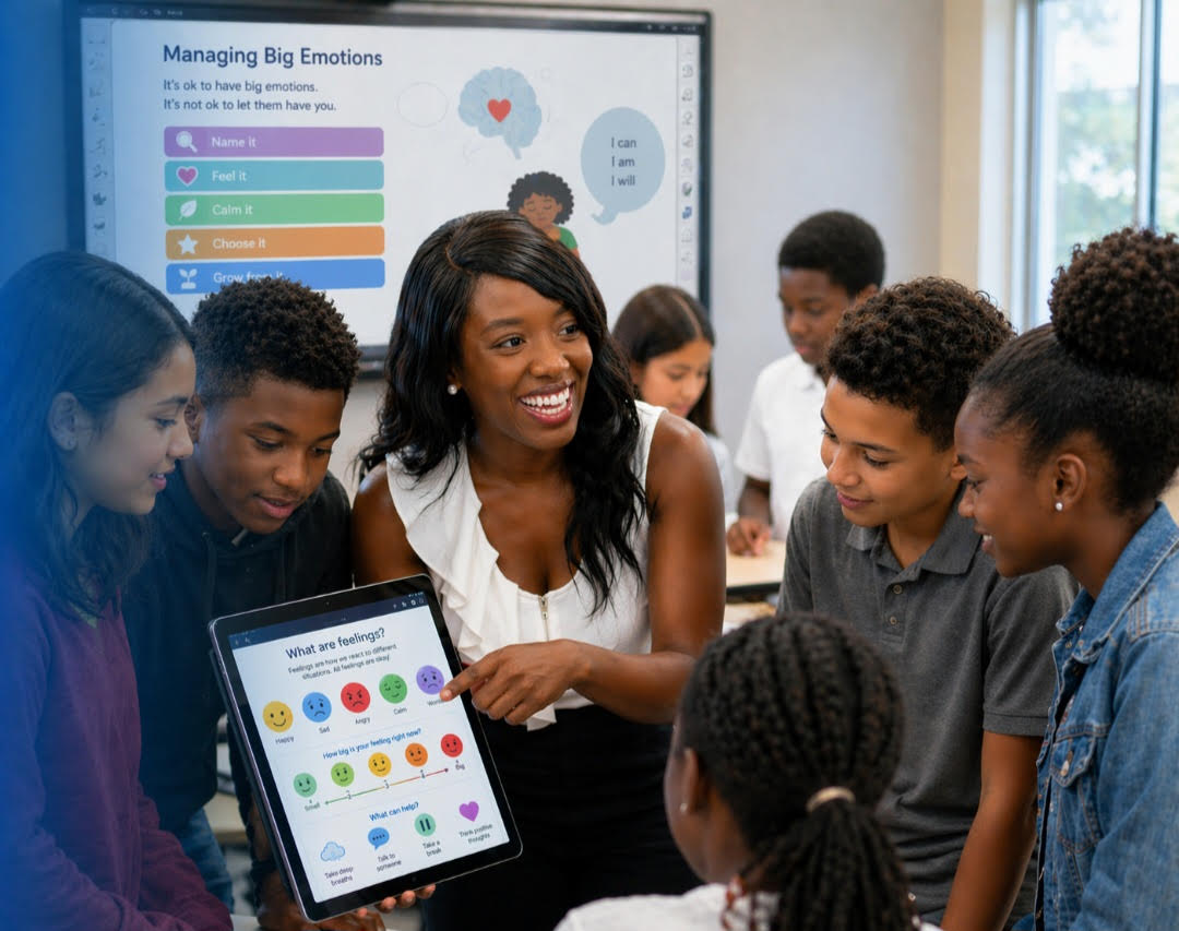 Tiyanna With Students